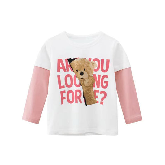 REMERA ESTAMPADA DE MANGA LARGA #HT371